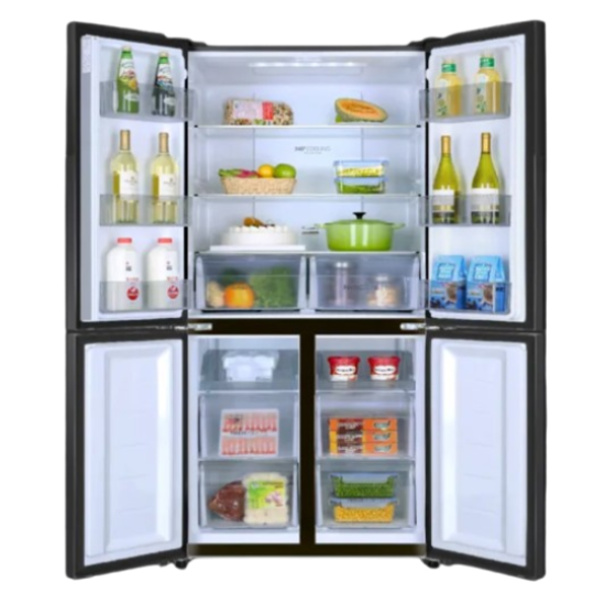 Haier HRF-578TPB 522L French T-Door No Frost Refrigerator