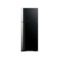 Hitachi Big 2 Glass Series Refrigerator| R-VG560P7PB(GBK) KD | 489 L