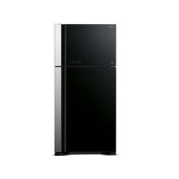 Hitachi Big 2 Glass Series Refrigerator | R-VG690P7PB(KD) GBK| 601L