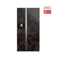 Hitachi Side By Side Refrigerator | R- M820VAG9PBX-(GBZ) | 633L