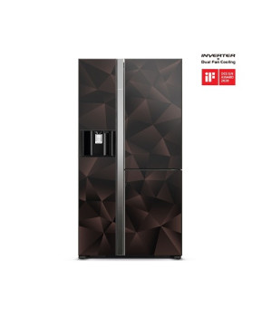 Hitachi Side By Side Refrigerator | R- M820VAG9PBX-(GBZ) | 633L