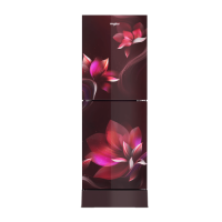 Whirlpool Fresh Magic Pro 278L Inverter Floret Red Refrigerator