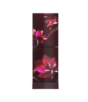 Whirlpool Fresh Magic Pro 278L Inverter Floret Red Refrigerator